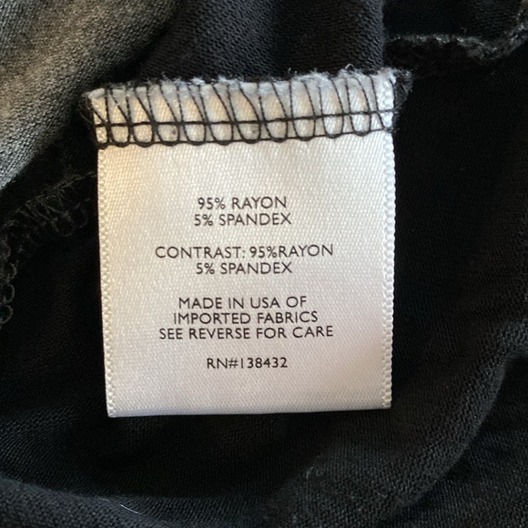 Au Fond women’s gray/black super soft tee size 1X - Picture 4 of 4